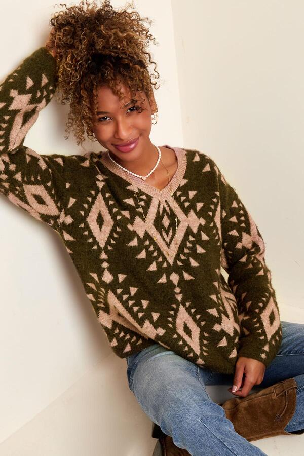 Sweater tribal print